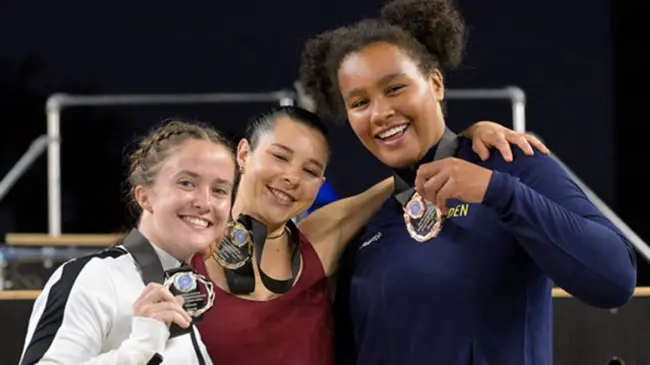 Ella Bucio se proclama campeona en el Mundial de Parkour en Japón.