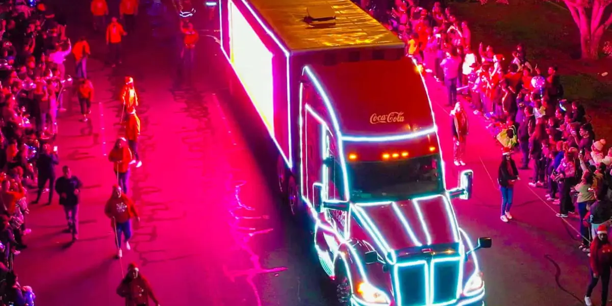 Caravana Coca Cola en Mexicali.