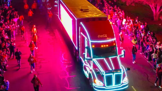 Caravana Coca Cola en Mexicali.