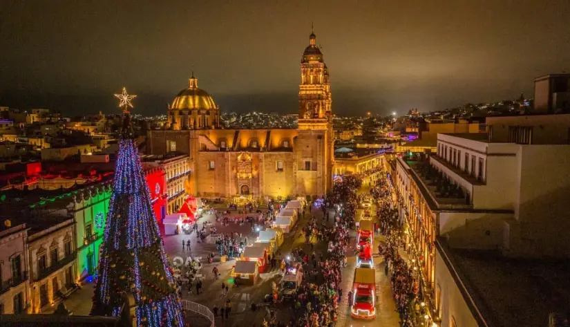 A unos días de que inicie el Festival de las Luces en Zacatecas 2024. Foto: Cortesía