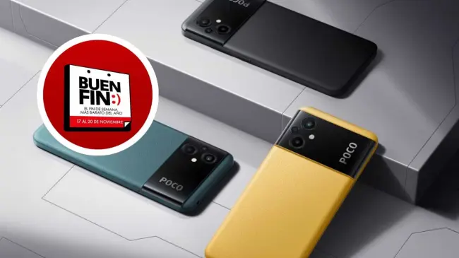 Celular POCO M5s viene con cámara principal de 64 megapíxeles. Foto: Cortesía
