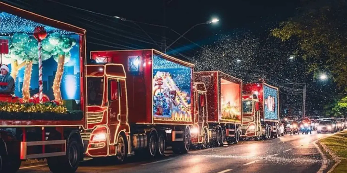 Desfile Navideño Coca Cola.