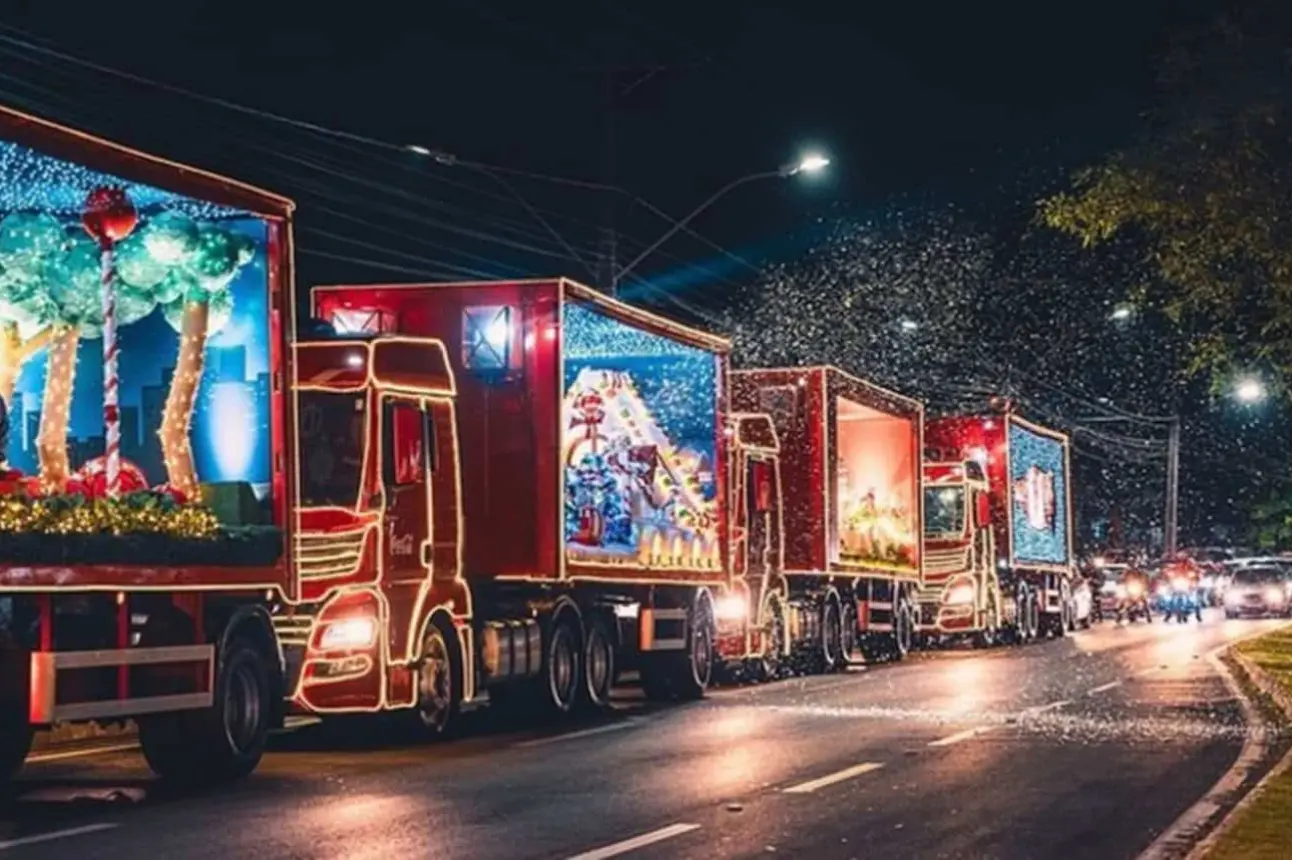 Desfile Navideño Coca Cola.