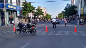 Cierre temporal de la avenida Obregón por desfile de la Revolución Mexicana en Culiacán