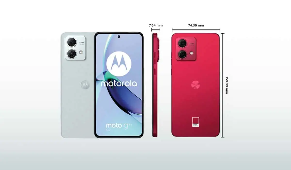 El celular Motorola Moto G84 viene con pantalla pOLED de 6.5 pulgadas. Foto: Cortesía