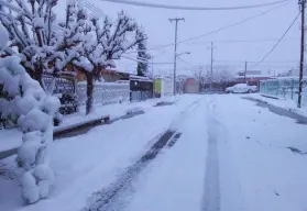 Nevadas pintan de blanco Chihuahua