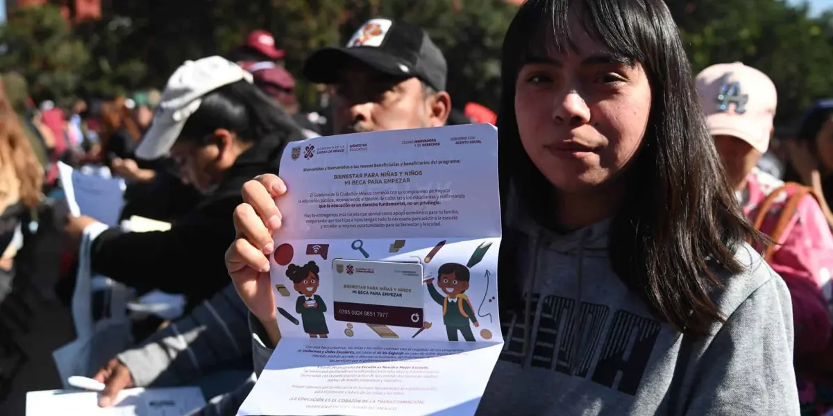 Mi Beca para Empezar de la CDMX es para estudiantes de nivel básico o de Centros de Atención Múltiple. Foto: Cortesía