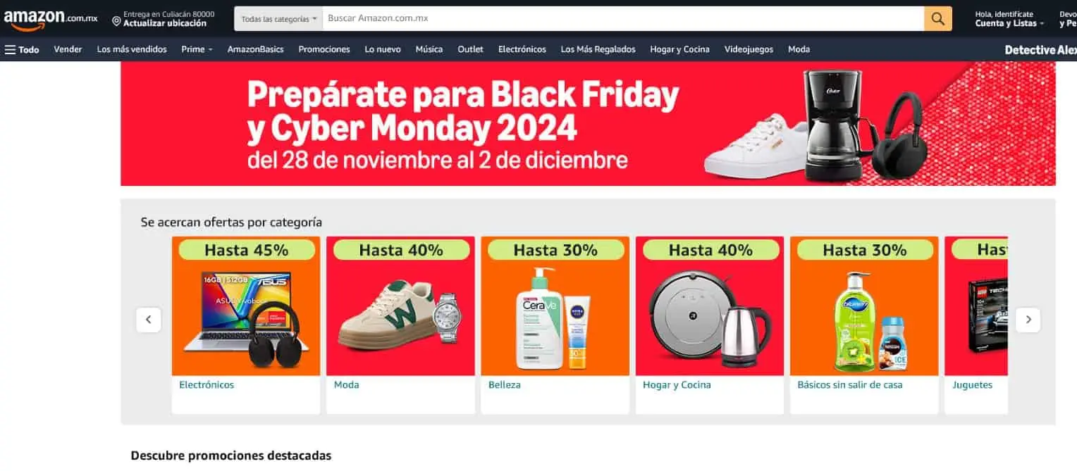 Categorías que tendrán rebajas en el Cyber Monday 2024 en Amazon 