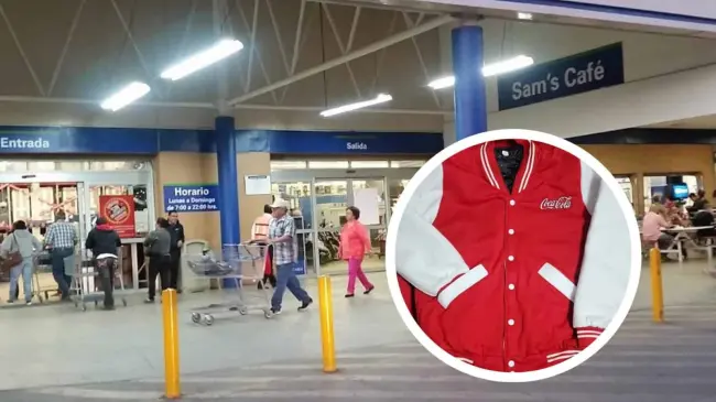 Chamarra navideña de Coca Cola en Sams Club. Foto: Cortesía