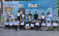 ¡Murales de paz! Alumnos de la Secundaria Moisés Sáenz en Culiacán, anhelan un mundo mejor