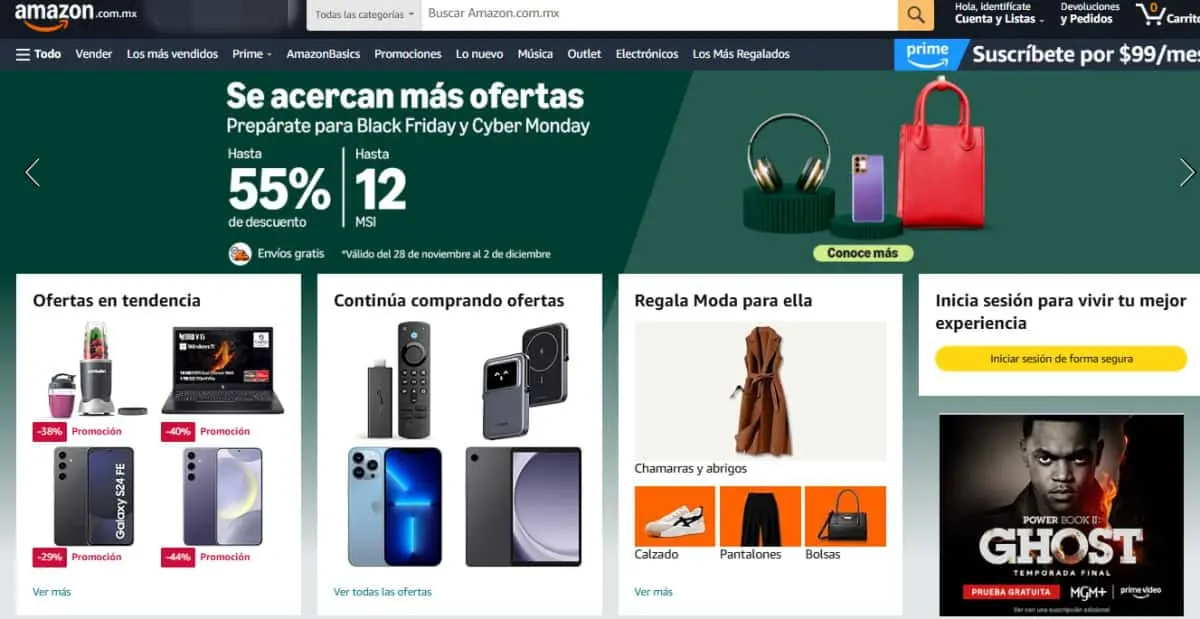 Amazon se adelanta al Black Friday y el Cyber Monday 2024 con estas ofertas en tecnología