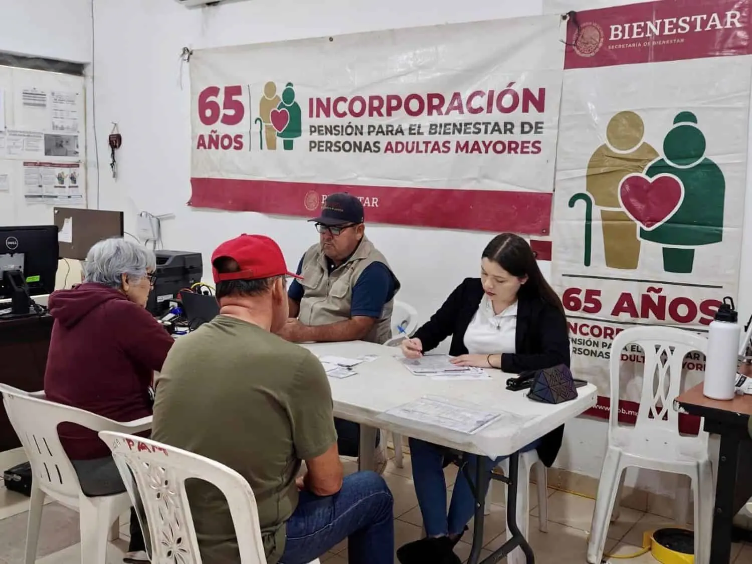 El registro para la Pensión del Bienestar solo se puede realizar en los Módulos de Bienestar. Foto: Cortesía