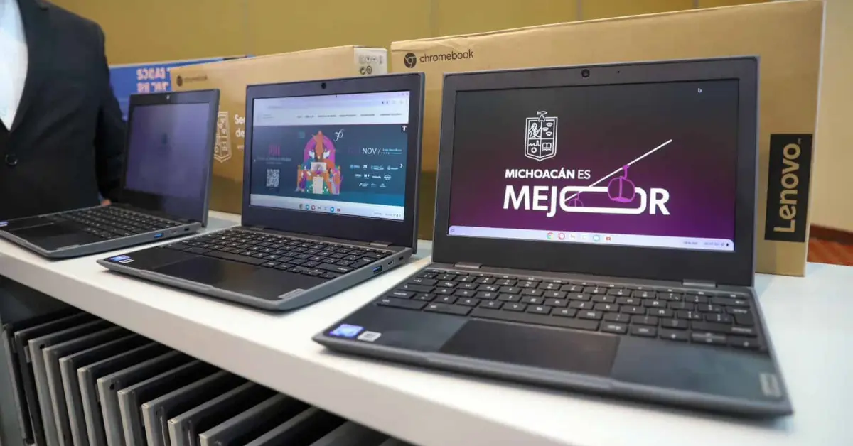 Google lleva tecnología a las escuelas de Michoacán: así funcionan sus computadoras