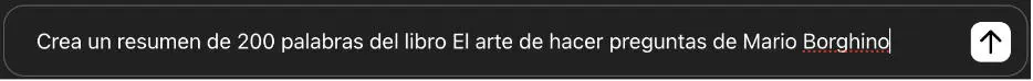 Instrucción: Resumen de un libro en ChatGPT.
