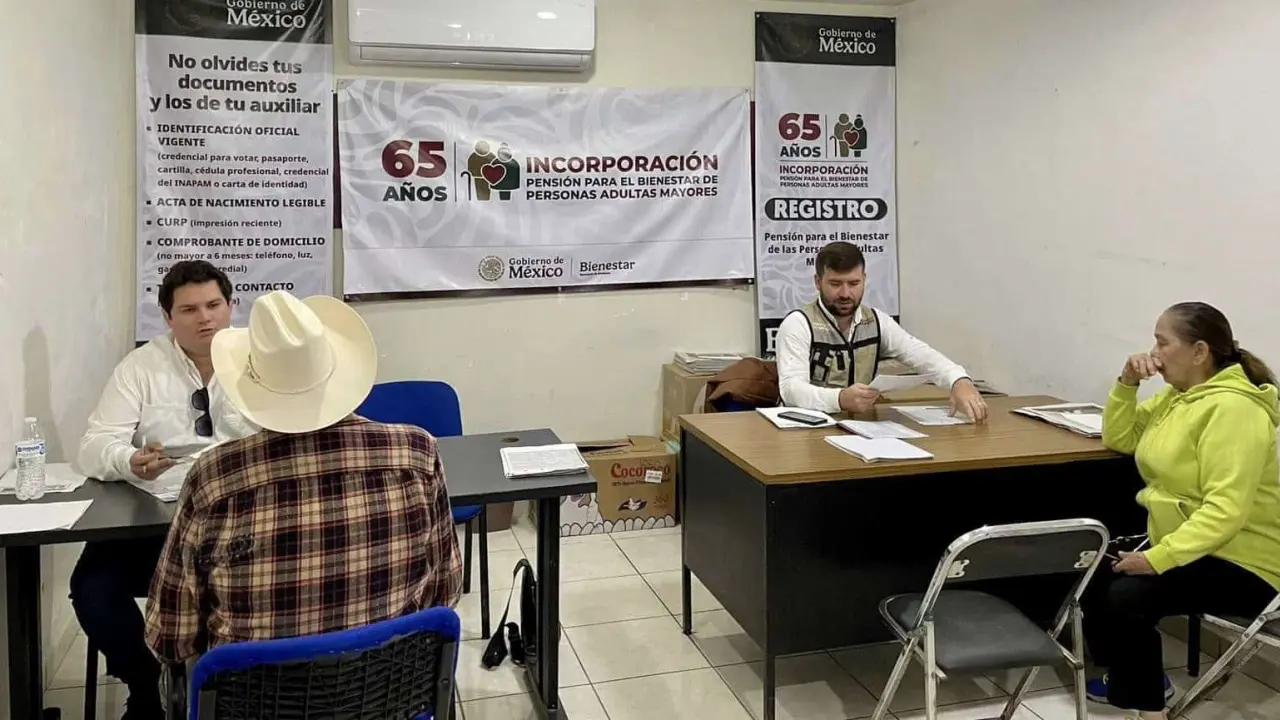 Sigue abierto el registro para la Pensión del Bienestar de 65 y más. Foto: Cortesía