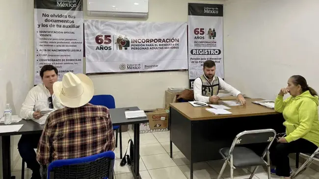 Sigue abierto el registro para la Pensión del Bienestar de 65 y más. Foto: Cortesía