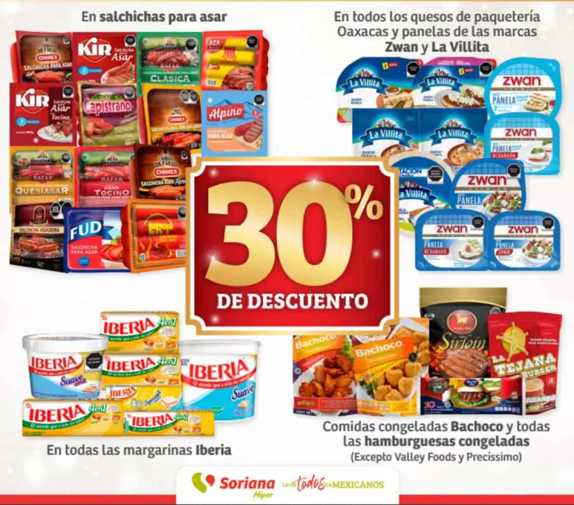 Soriana: ofertas de Fin de Semana Hiper Nacional del 22 al 25 de noviembre