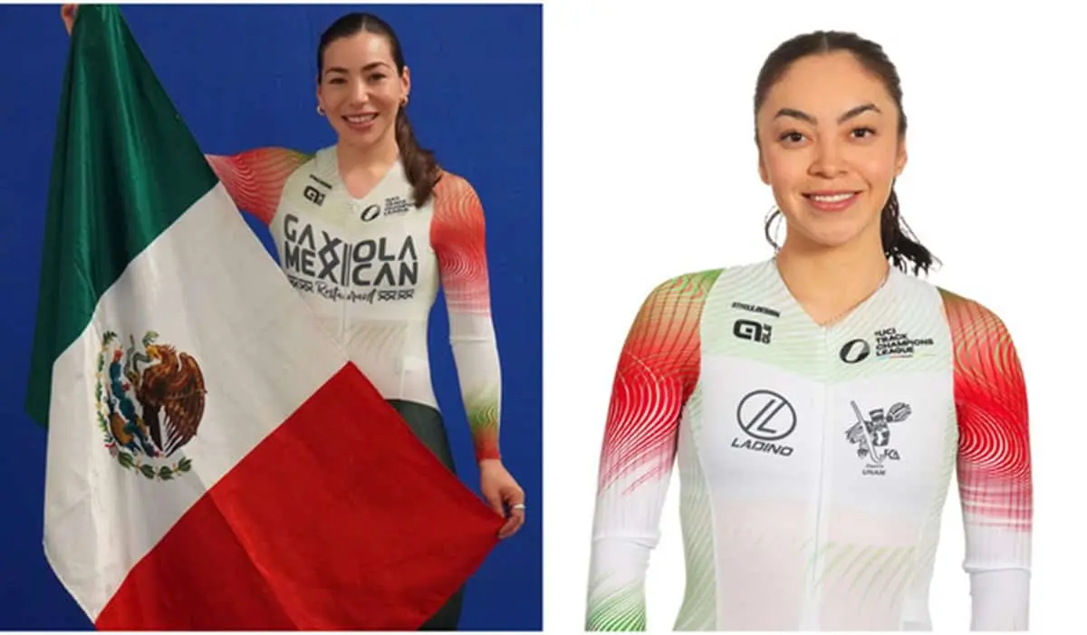 Daniela Gaxiola y Yareli Acevedo listas para competir en Liga de Campeones de Ciclismo de Pista