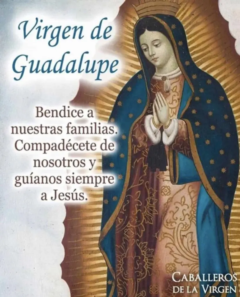  Virgen de Guadalupe con frases 