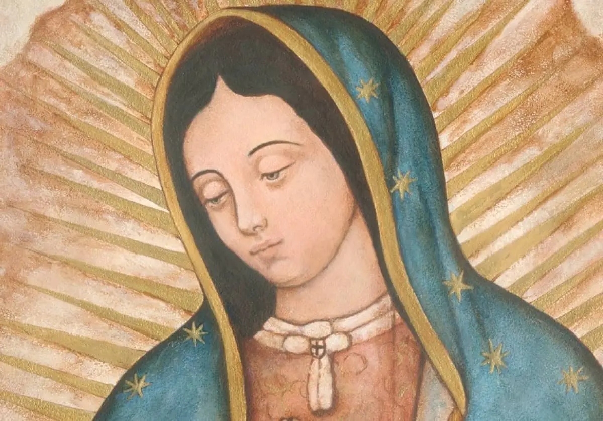 Imágenes de la Virgen de Guadalupe con frases bonitas de agradecimiento