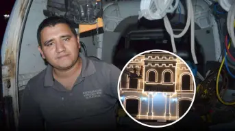 Armando Ríos, desde hace cuatro años instala aires acondicionados e ilumina hogares y negocios en Culiacán