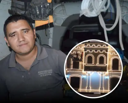 Armando Ríos, desde hace cuatro años instala aires acondicionados e ilumina hogares y negocios en Culiacán