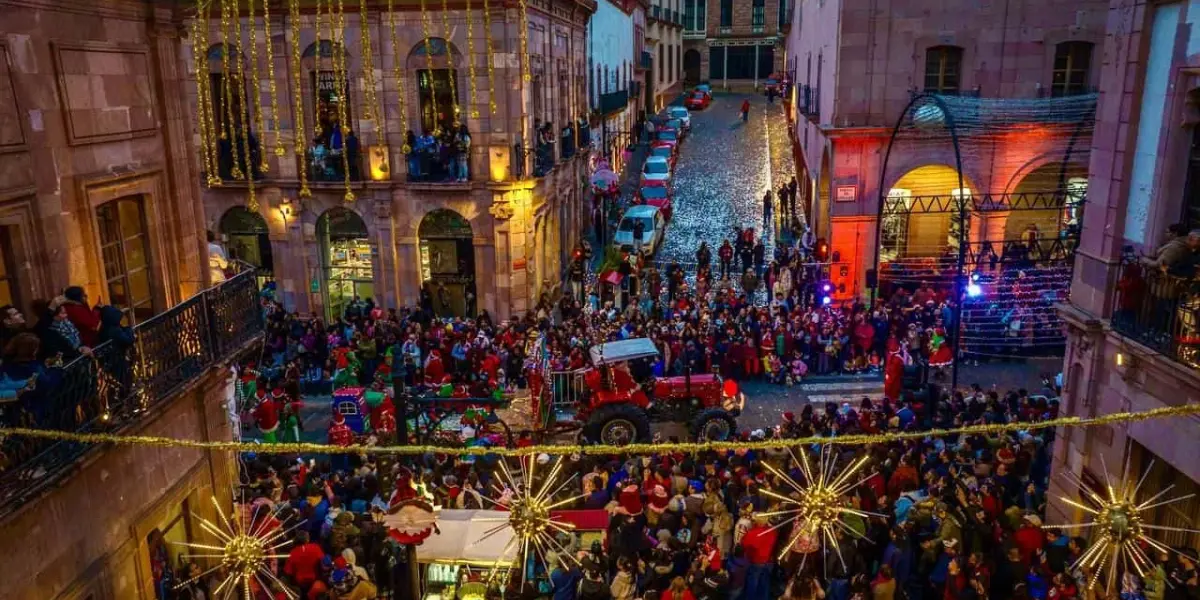 Conoce más detalles del Desfile Navideño 2024 en Zacatecas. Foto: Cortesía