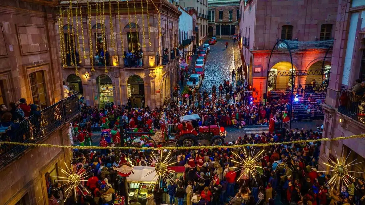 Conoce más detalles del Desfile Navideño 2024 en Zacatecas. Foto: Cortesía