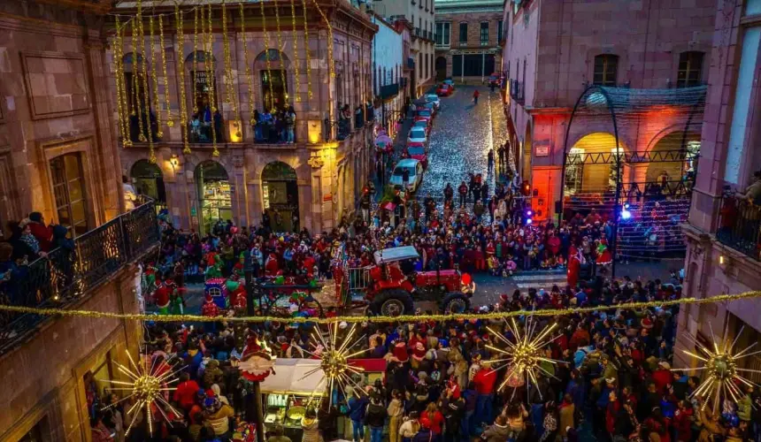 Conoce más detalles del Desfile Navideño 2024 en Zacatecas. Foto: Cortesía