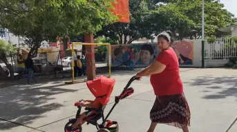 Mural inspirador embellece la cancha de la colonia 5 de Febrero en Culiacán