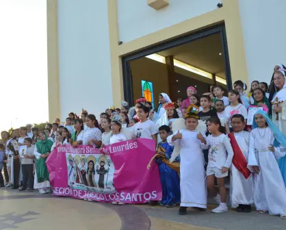 ¡Procesión de todos los Santos! Niños, niñas y adultos se unen en una marcha de paz y fe en Culiacán