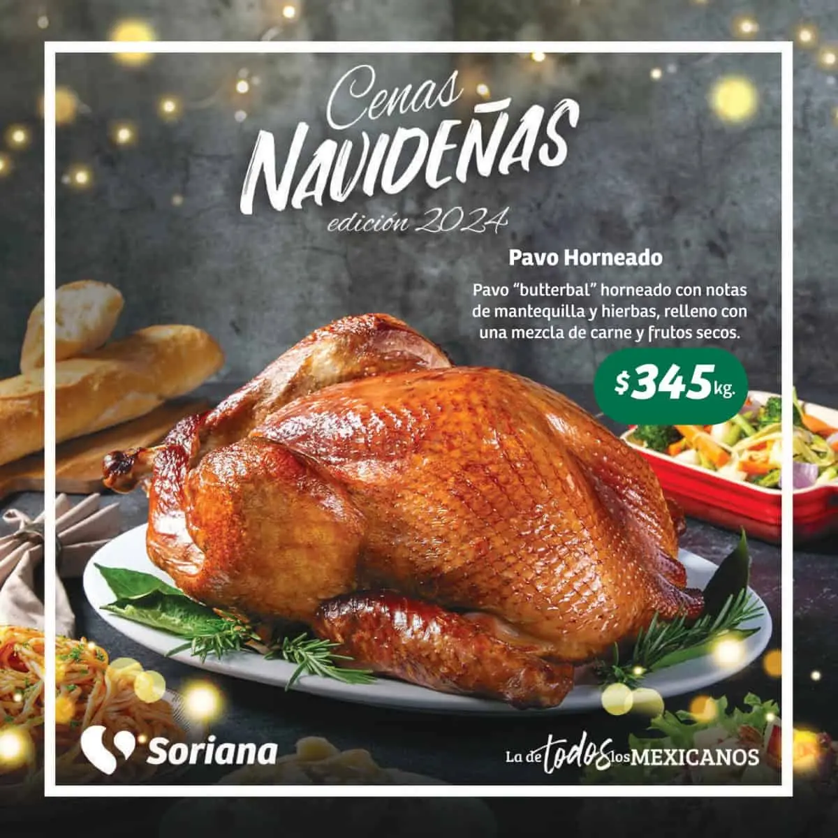 Soriana pone cenas navideñas en ofertas hasta el 31 de diciembre