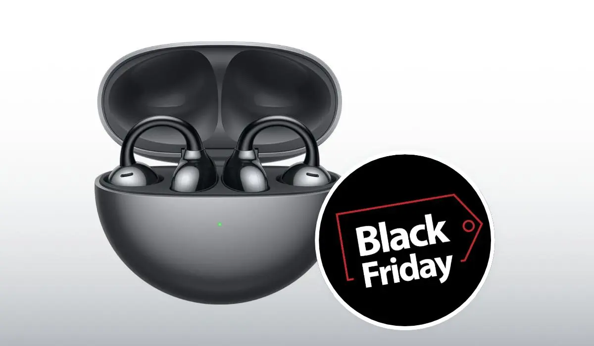 Black Friday en Amazon; En oferta auriculares Huawei FreeClip con 36 horas de reproducción