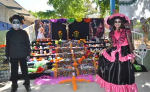 Celebran el Día de Muertos con arte, cultura y tradición en la primaria Ignacio Manuel Altamirano en Culiacán