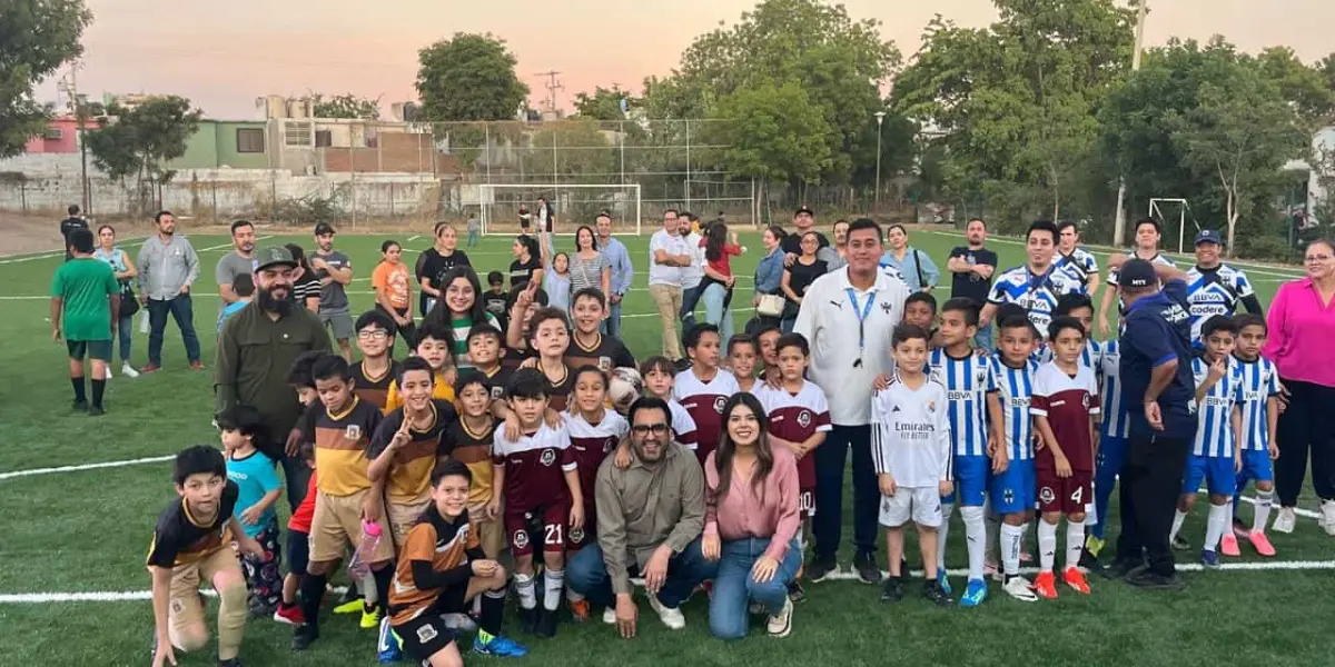 Un nuevo inicio para el fraccionamiento Universidad 94 en la capital sinaloense, con la entregan de cancha de fútbol totalmente renovada.