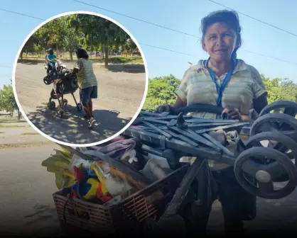 ¡Fe y tenacidad! María es una mujer que convierte el reciclaje en esperanza en Culiacán