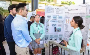 Alumnas de Cobaes brillan en Feria Mexicana de Ciencias 2024 con proyecto para curar el acné