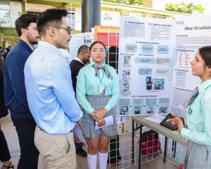 Alumnas de Cobaes brillan en Feria Mexicana de Ciencias 2024 con proyecto para curar el acné