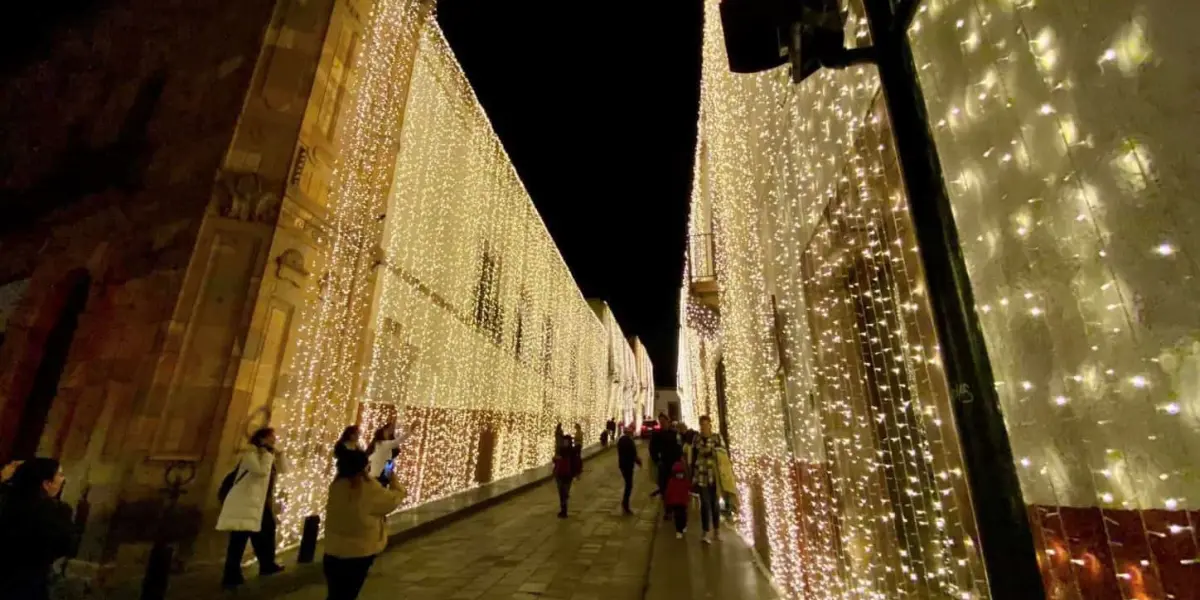 Autoridades dieron los detalles del Festival de Luces 2024, en Zacatecas. Foto: Cortesía