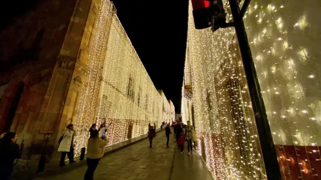Autoridades dieron los detalles del Festival de Luces 2024, en Zacatecas. Foto: Cortesía