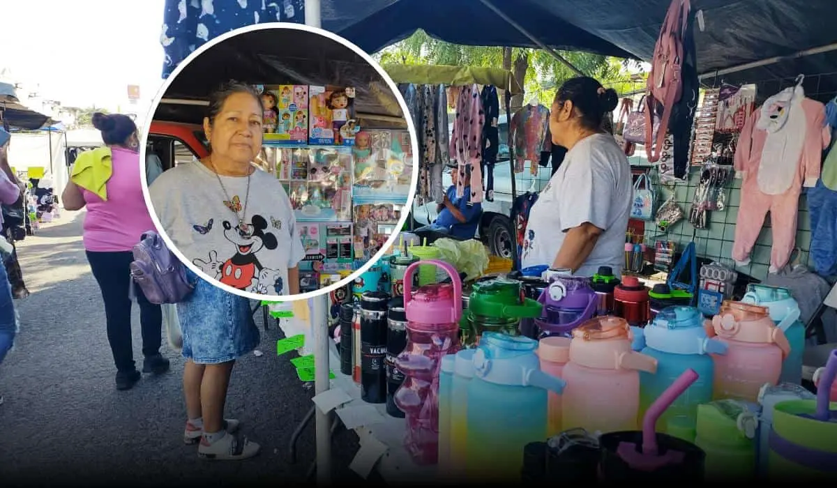 El puesto de María de Jesús se ubica en el tianguis Huizaches sobre el bulevar de las Minas, en el sentido de Patria a Obregón, entre las avenidas Patria y 21 de Marzo. Foto: Juan Madrigal