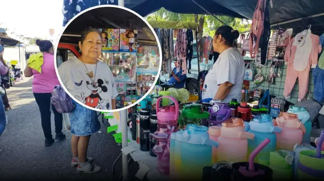 El puesto de María de Jesús se ubica en el tianguis Huizaches sobre el bulevar de las Minas, en el sentido de Patria a Obregón, entre las avenidas Patria y 21 de Marzo. Foto: Juan Madrigal