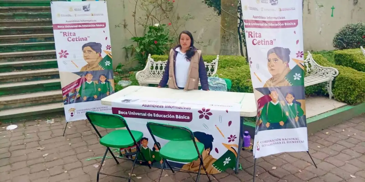 Se han habilitado módulos de registro de la Beca Rita Cetina en el Estado de México, y otras entidades del país. Foto: Cortesía