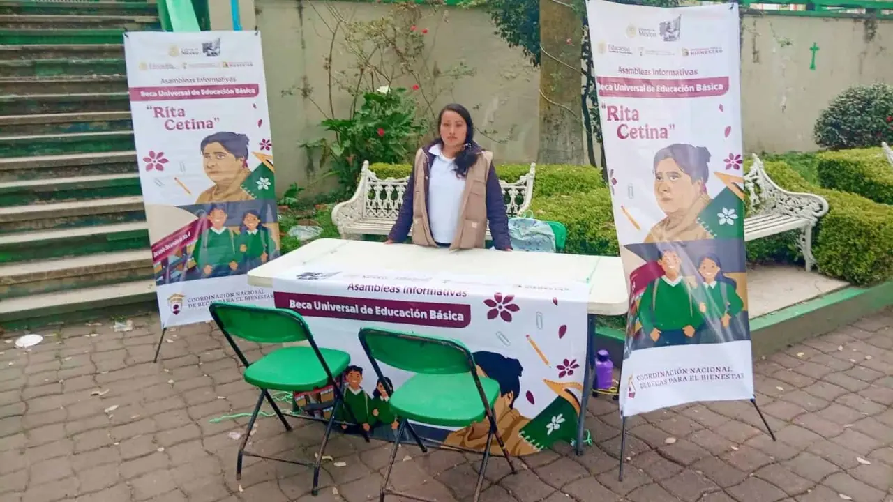 Se han habilitado módulos de registro de la Beca Rita Cetina en el Estado de México, y otras entidades del país. Foto: Cortesía