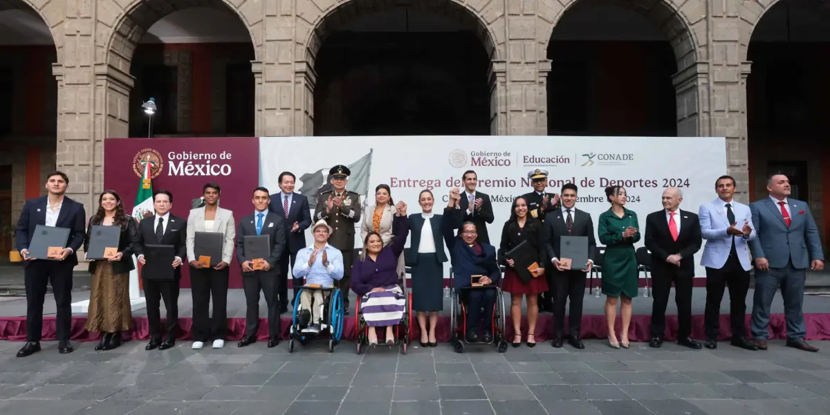 Galardonados con el  Premio Nacional de Deporte 2024.