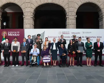 Ellos son los mejores deportistas de México y fueron galardonados con el Premio Nacional de Deporte 2024