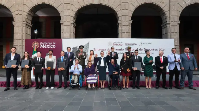 Galardonados con el Premio Nacional de Deporte 2024.