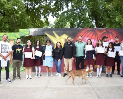 Murales que motivan, inspiran y crean esperanza en la Secundaria General #7 en Culiacán