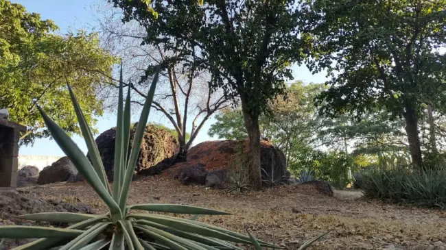 Es conocido popularmente como el Parque de Las Piedras, pero se llama Parque Nueva Vizcaya. Fotos: Francisco Castro