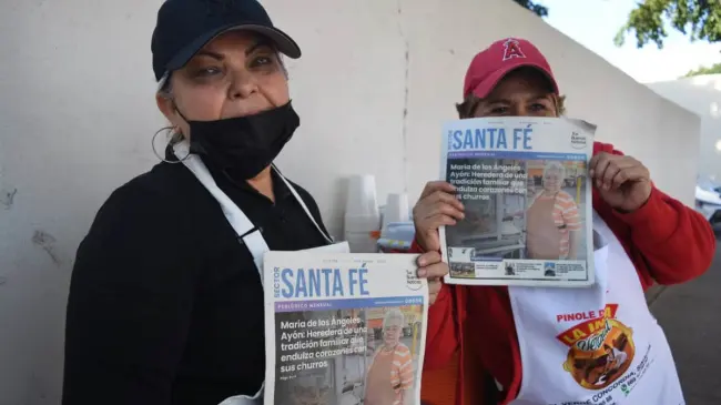 Con gran aceptación reciben la primera edición del Periódico Tus Buenas Noticias Santa Fe.